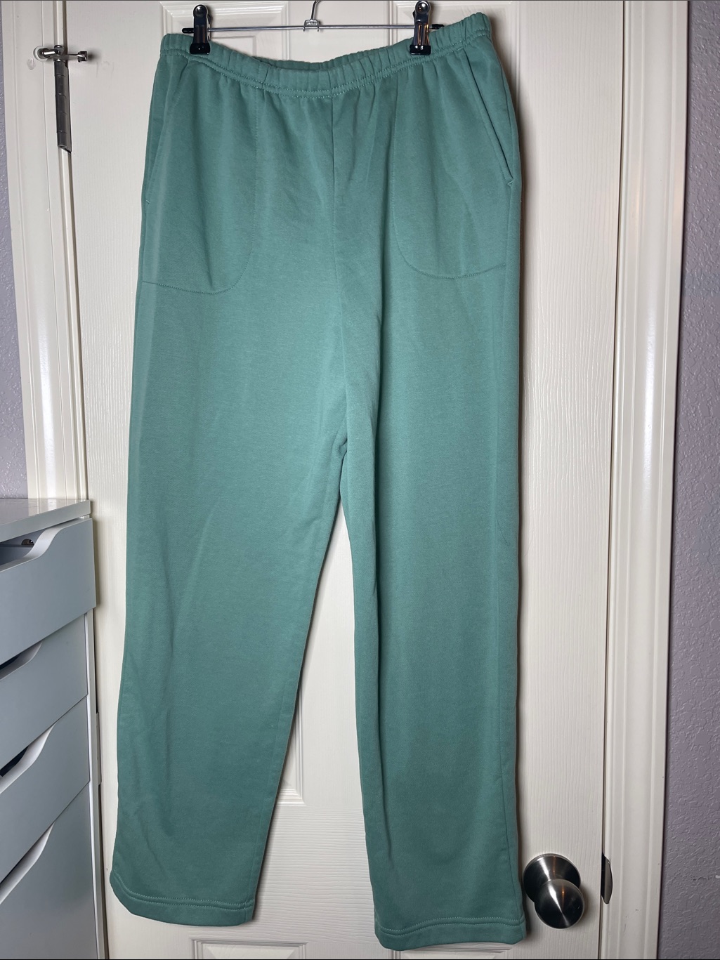 Blair Seafoam Green Pull-On Sweat Pants